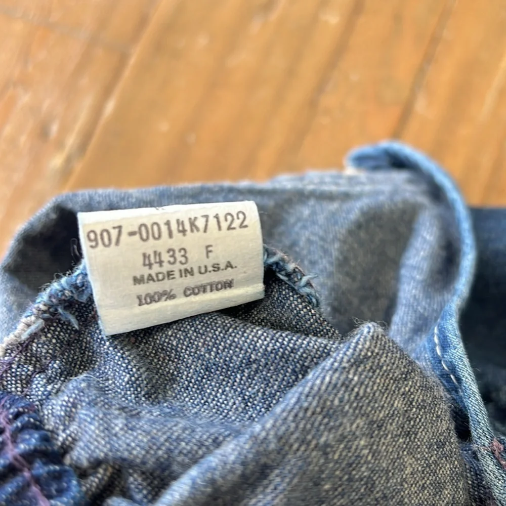 OshKosh B'gosh vintage made in the USA Blue Jean Denim Kids Overall Dress